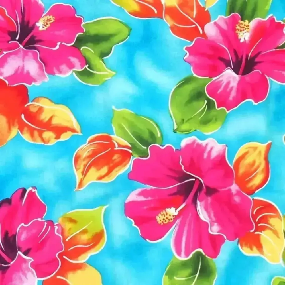 hoopla blue hawaiian boy shirt