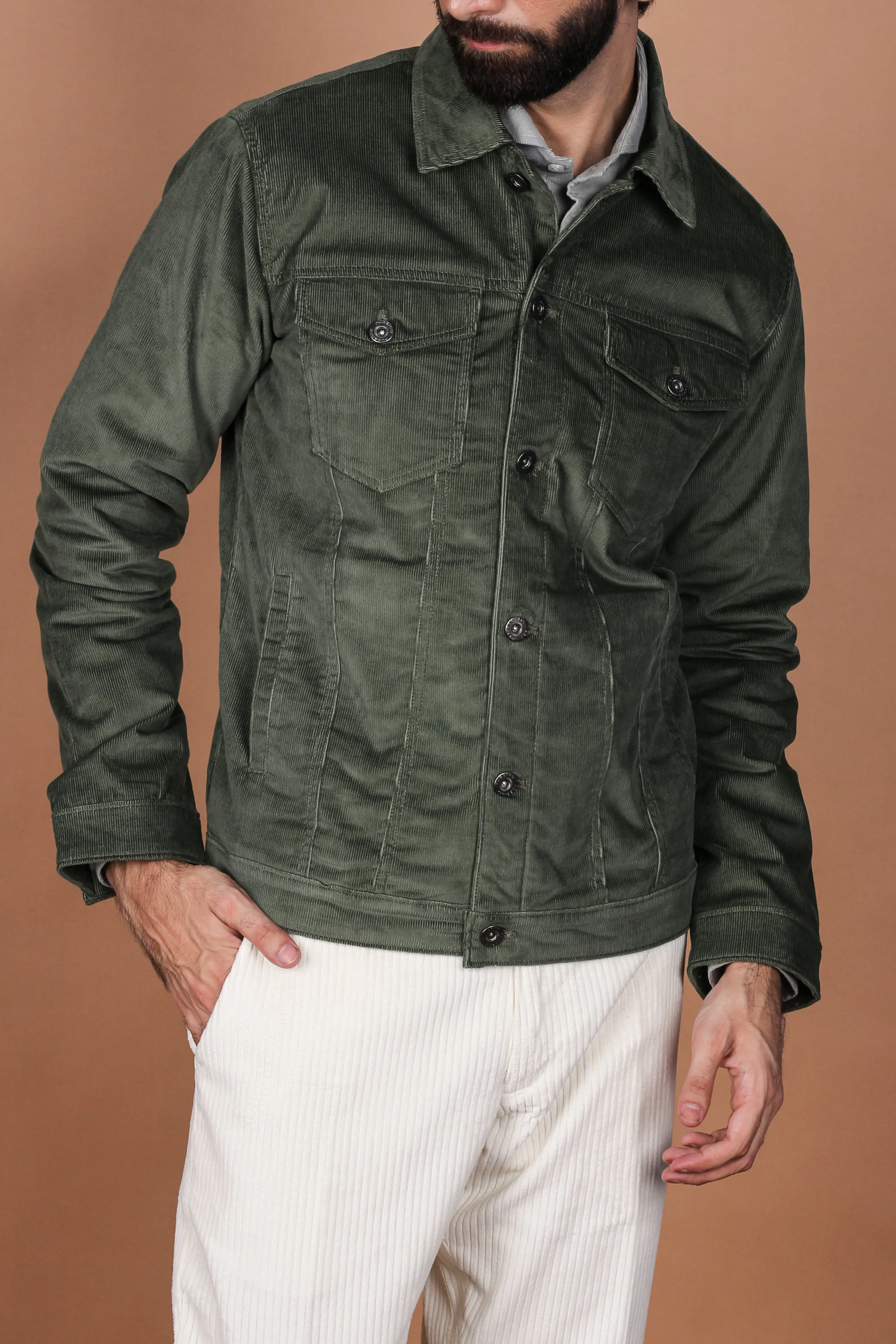 Hunter Green Corduroy Jacket