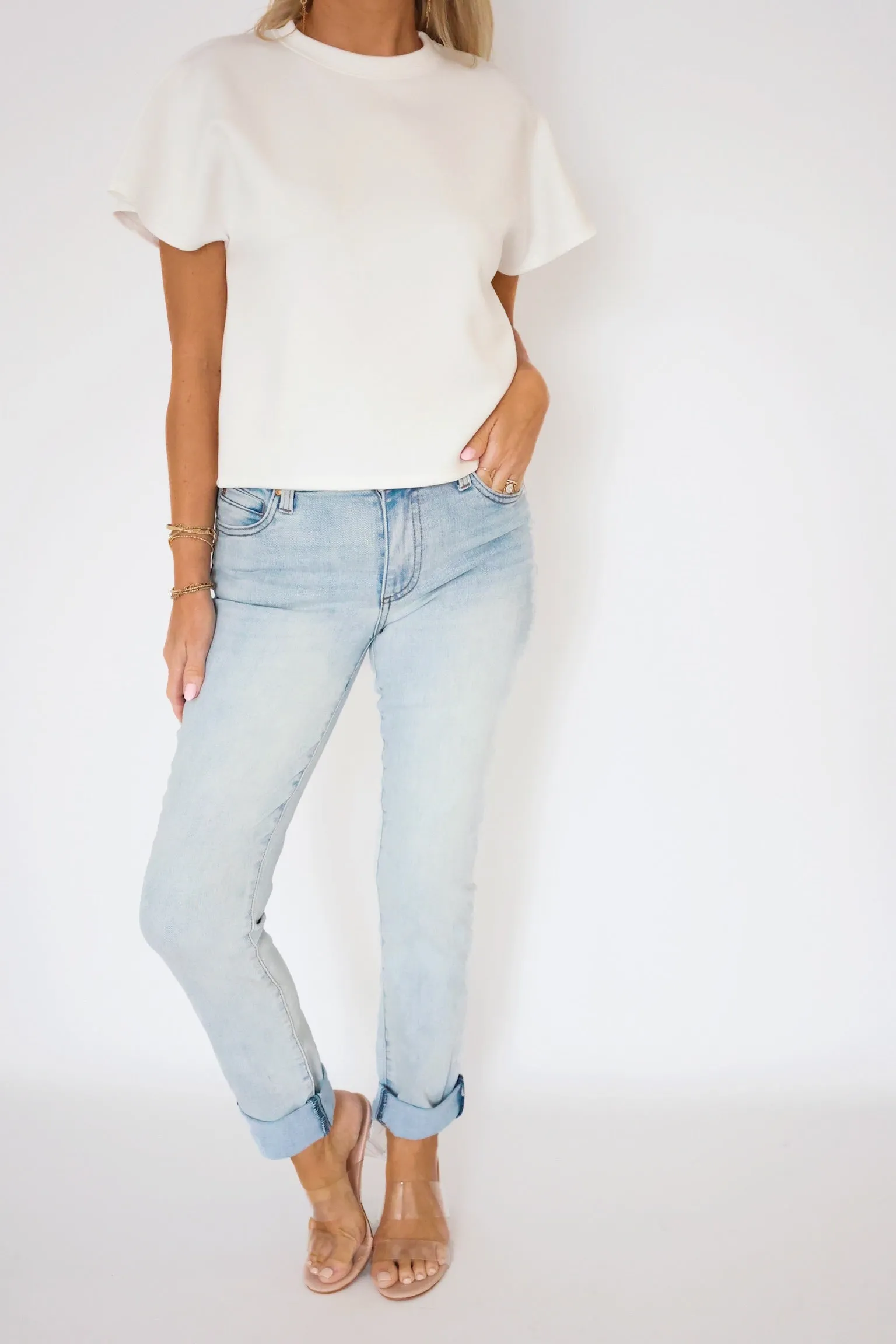 DurableBartack Catherin Boyfriend Jean - Light Base