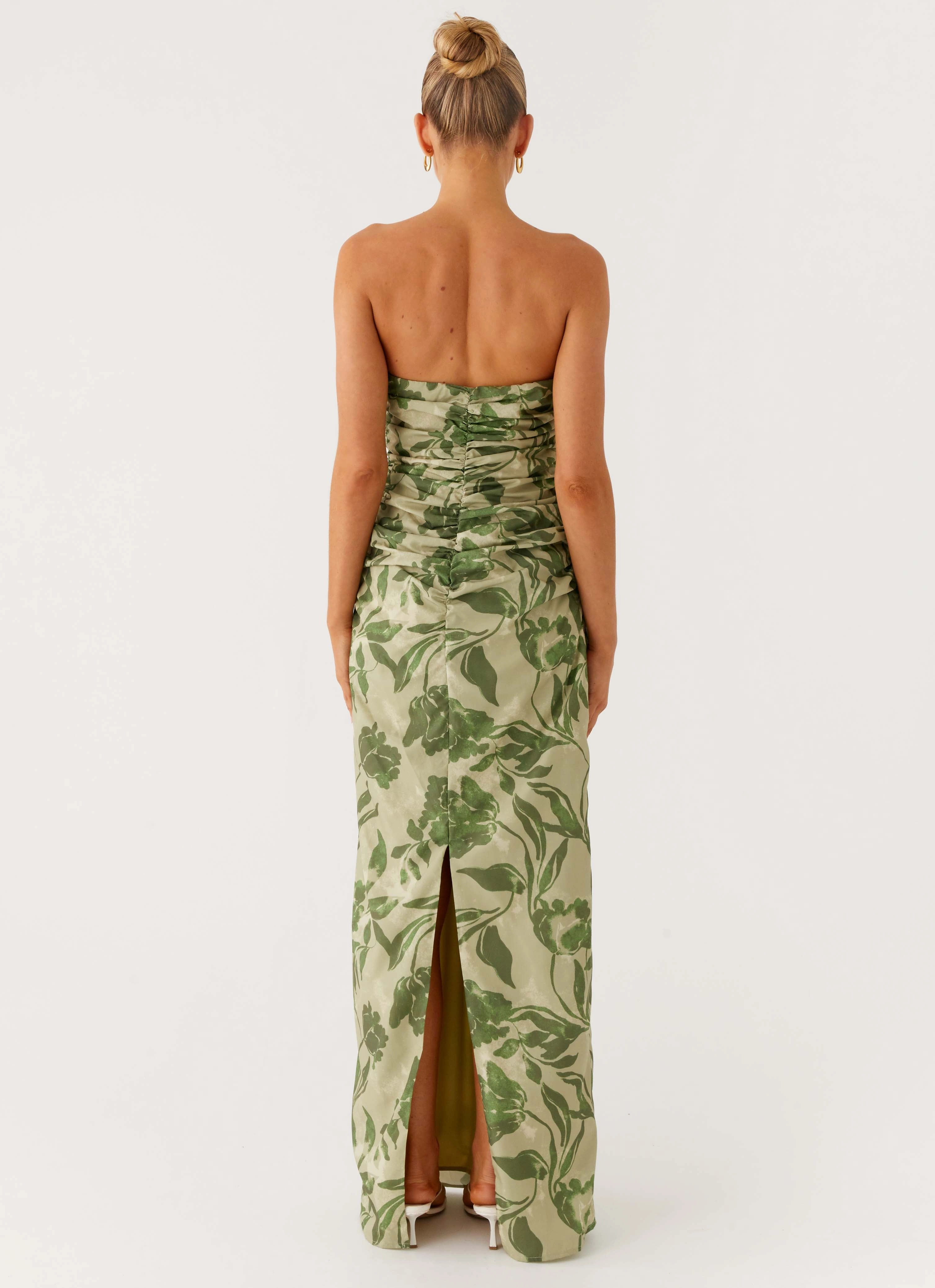 Sirrah Maxi Dress - Jade Fern Ceremony Ready