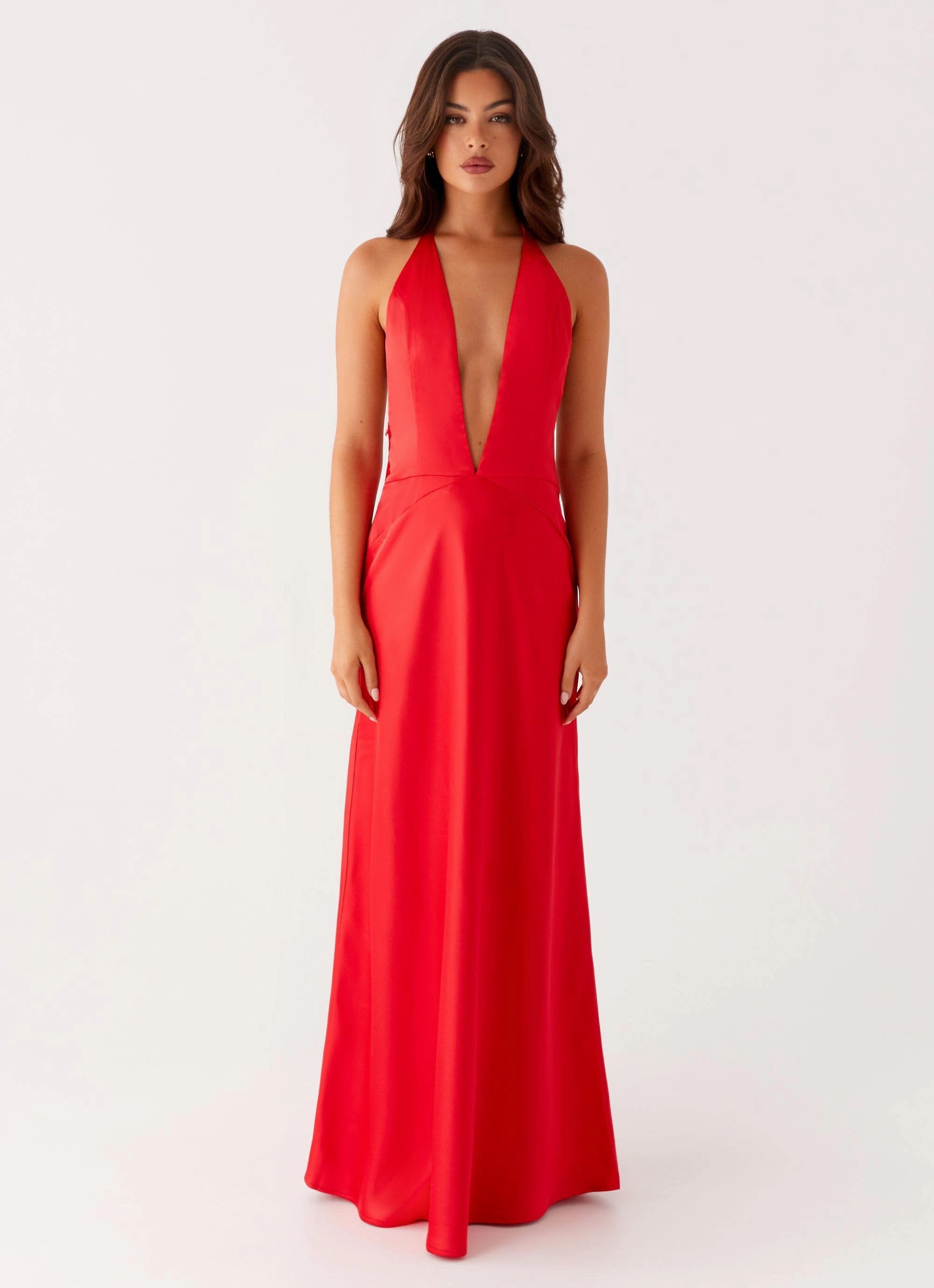 Idol Maxi Dress - Red Chilly Weather Wear