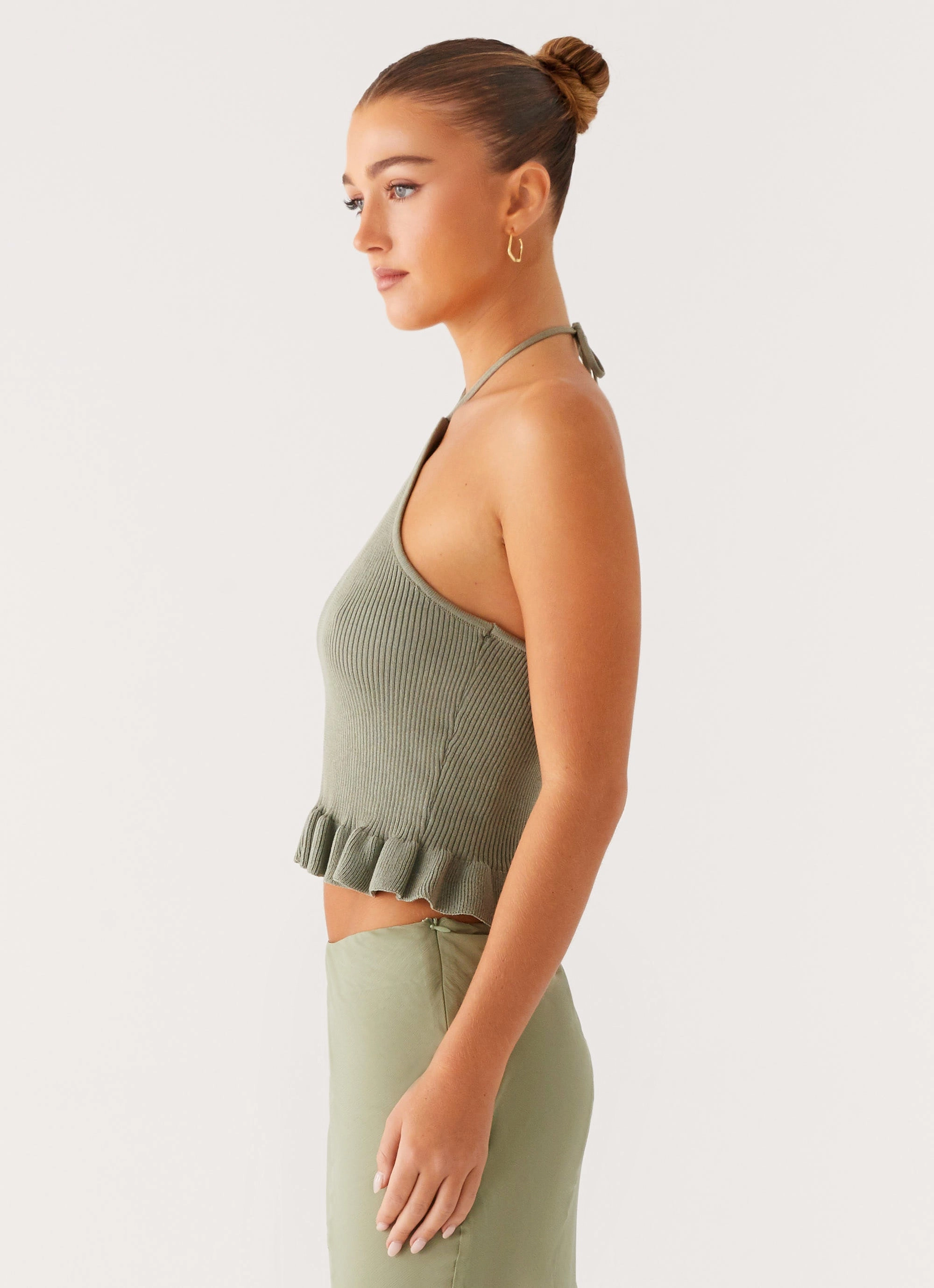 Idola Knit Top - Sage FrictionResistantEdges