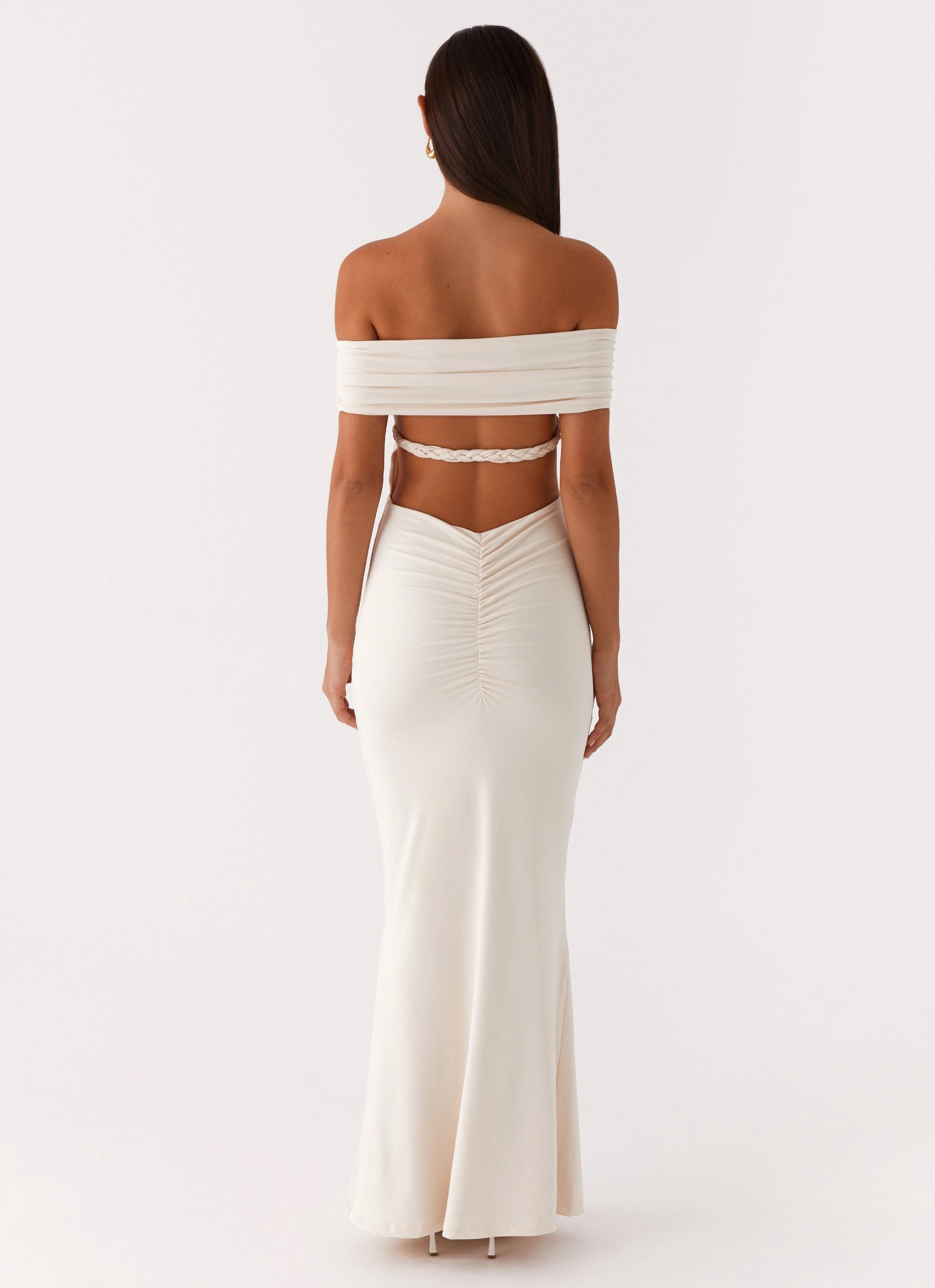 Versatile Look Illusion Maxi Dress - Ivory