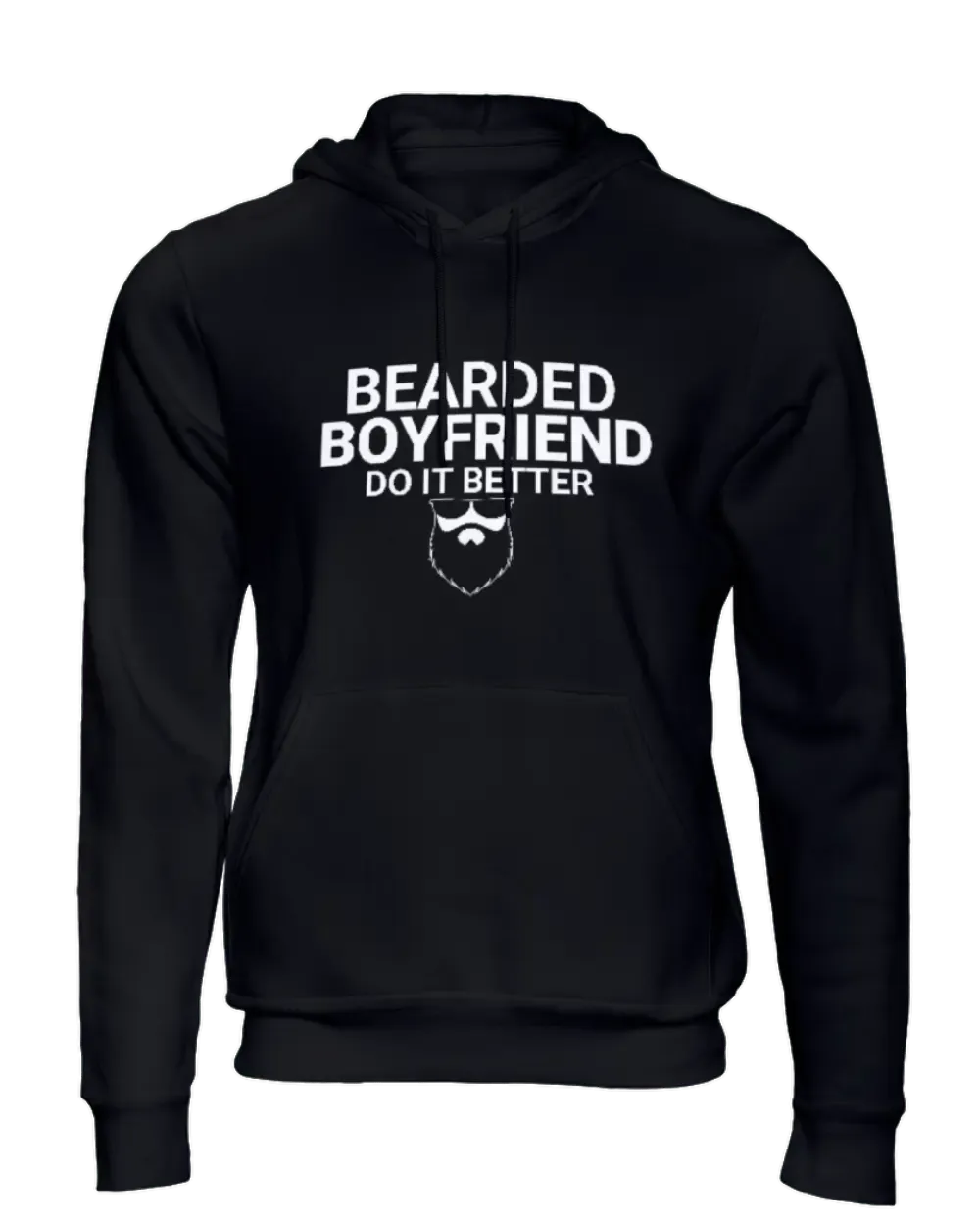 I'm With Bearded Boyfriend/Bearded Boyfriend Couple Hoodie