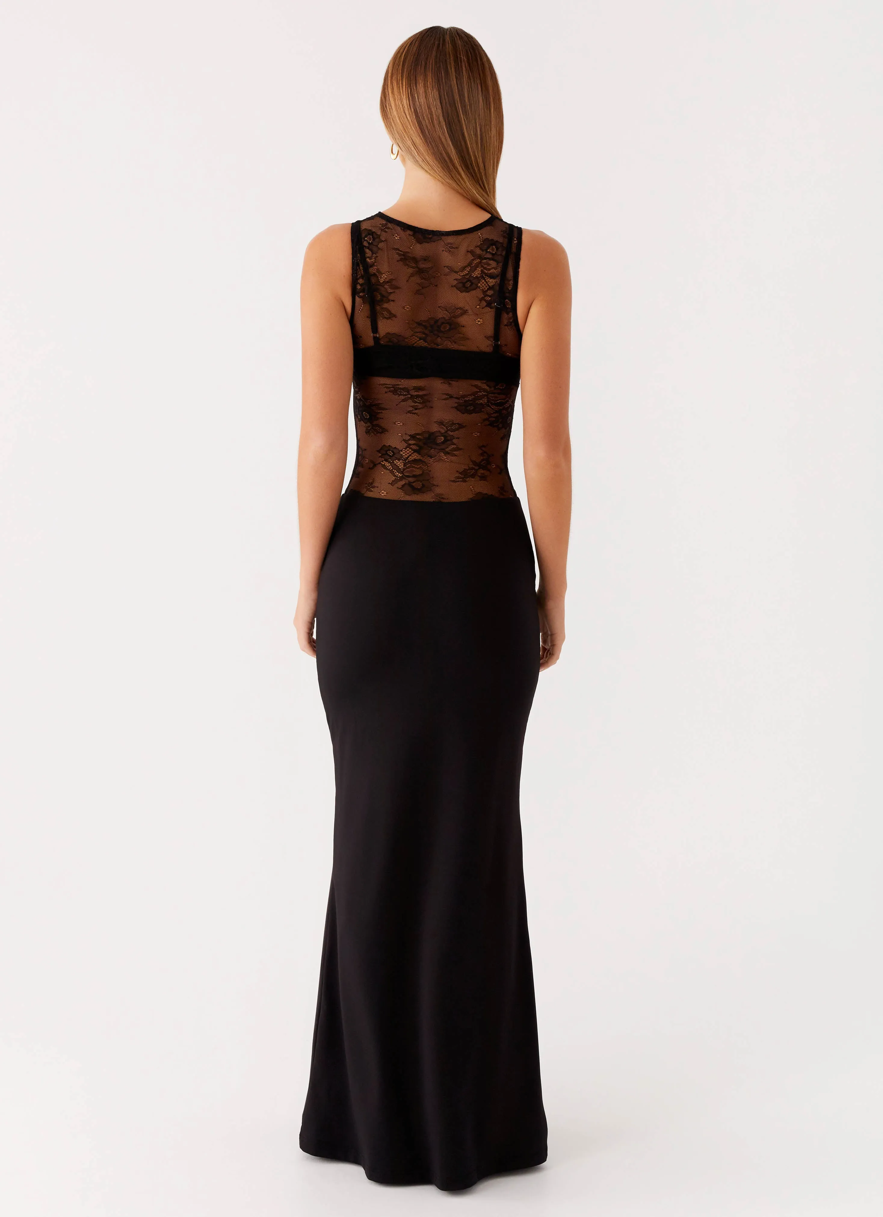 Fresh Energy Imperial Maxi Dress - Black