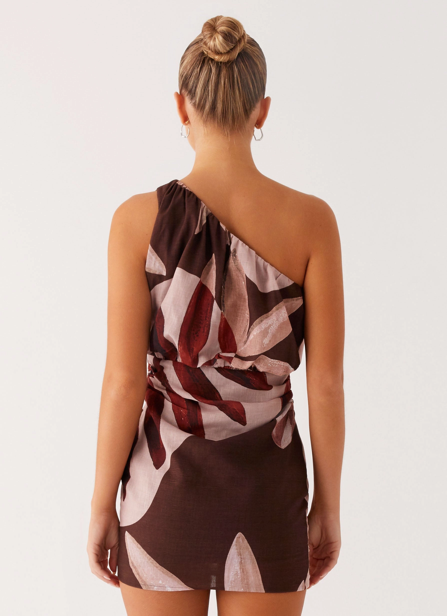 Minimalist Fit Light Flow Indianna Mini Dress - Cinnamon Palm