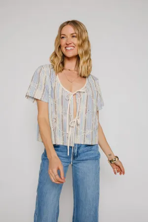 Indie Top Unstructured Fit Interlock Knit