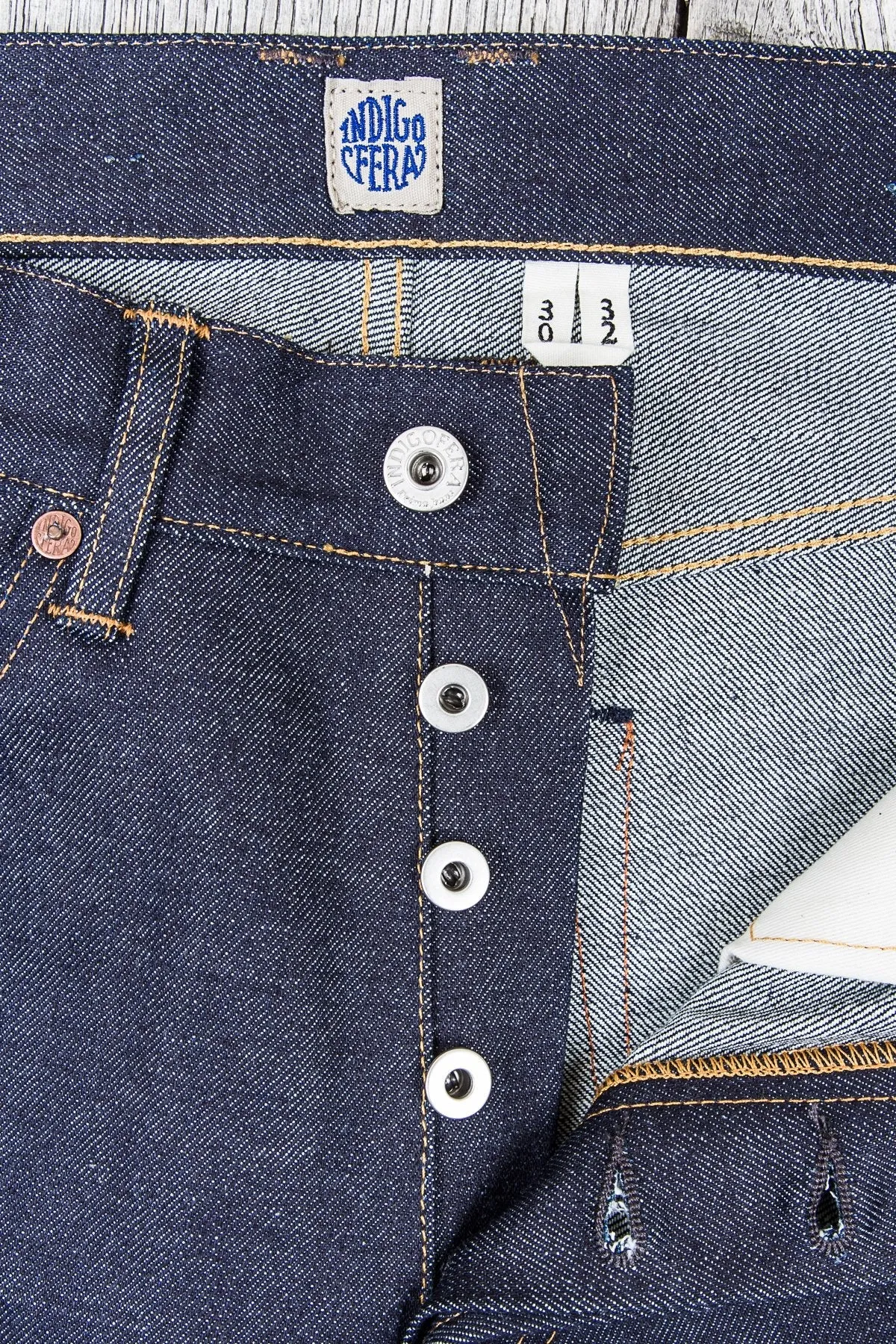 Indigofera Hawk Bootcut Jeans 29 Handdip