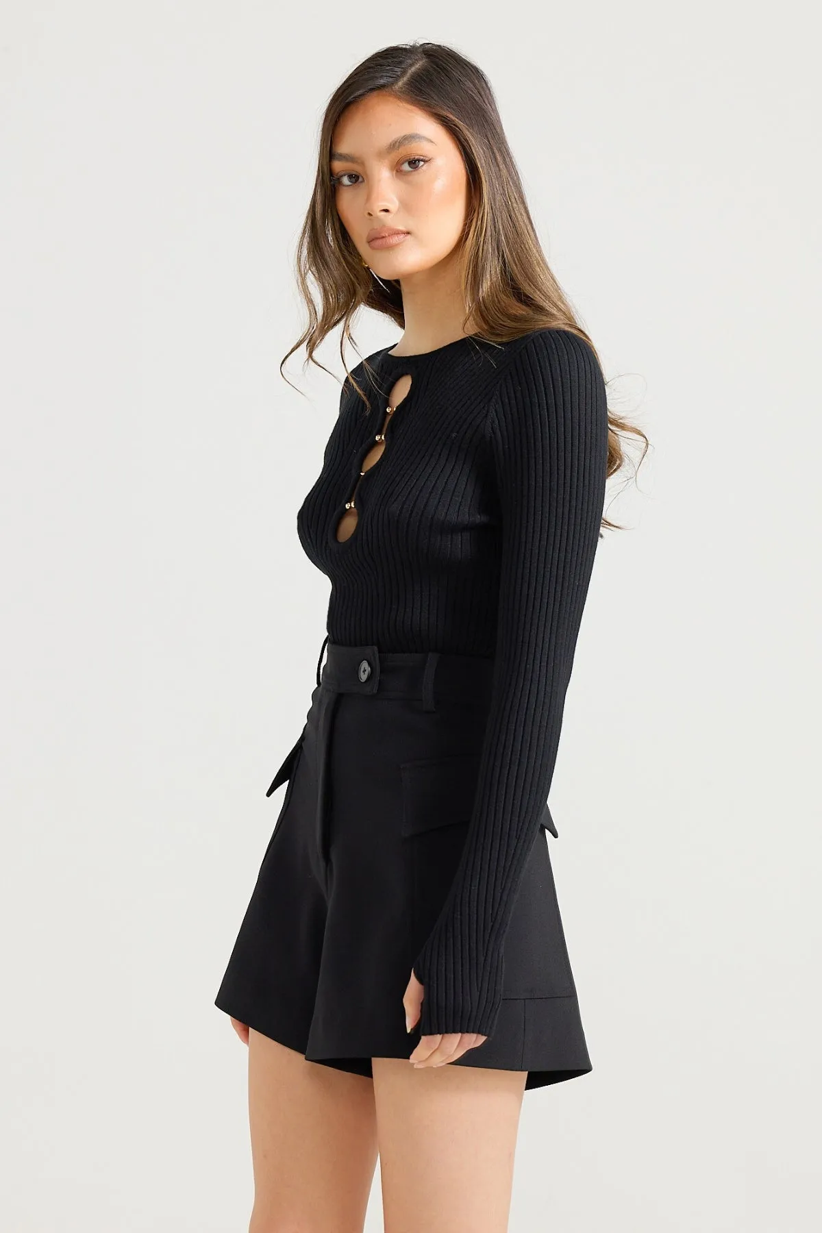 INGRID SHORT - BLACK