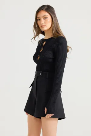 INGRID SHORT - BLACK