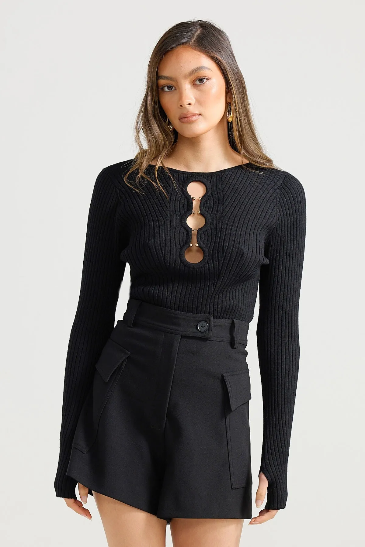 INGRID SHORT - BLACK