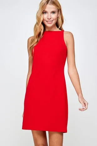 Instant Classic Shift Dress - Red TaglessDesign
