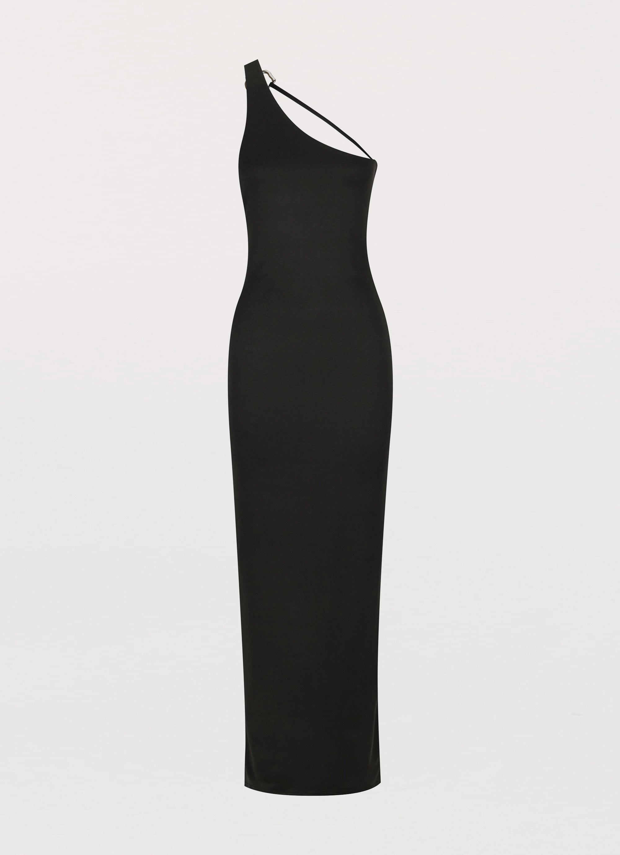 Soft Drape Trend Fit Iris Backless Maxi Dress - Black