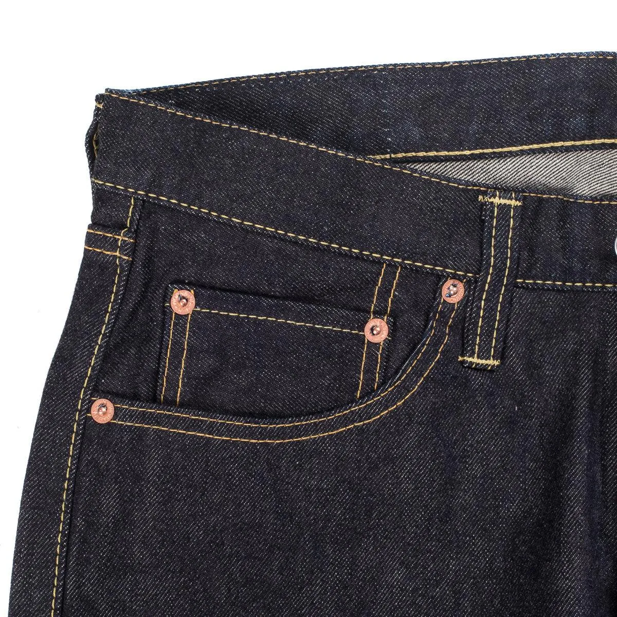 Iron Heart IH-555S-142 14oz Selvedge Denim Super Slim Cut Jeans - Indigo