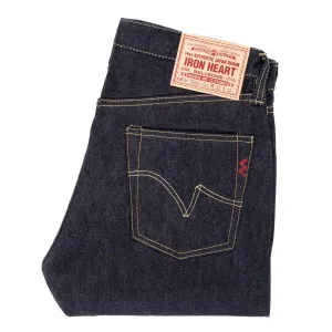 Iron Heart IH-555S-142 14oz Selvedge Denim Super Slim Cut Jeans - Indigo