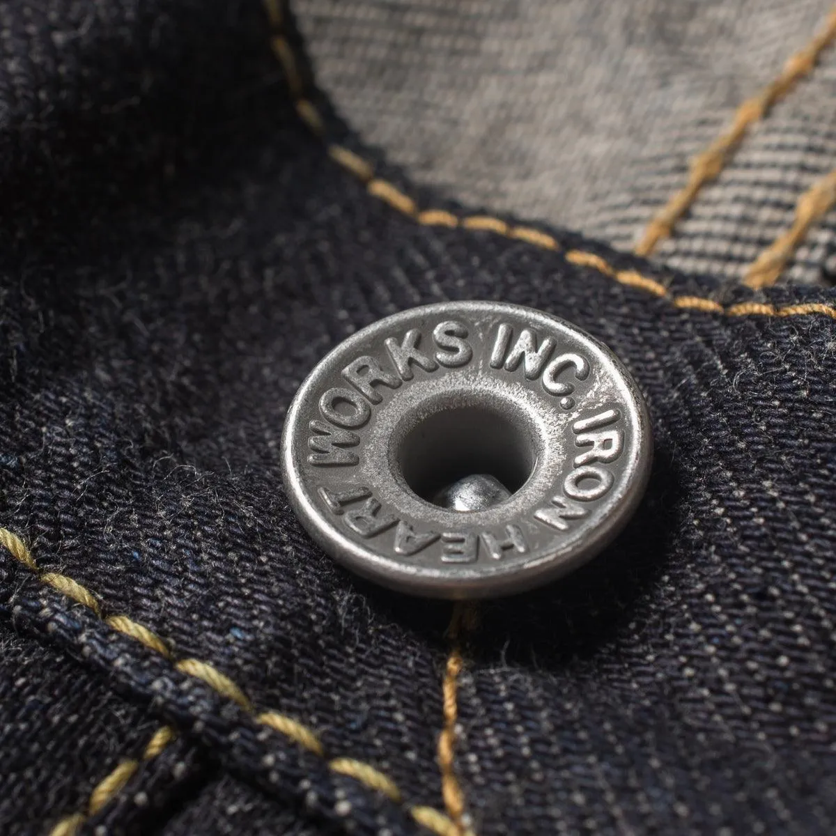 Iron Heart IH-555S-142 14oz Selvedge Denim Super Slim Cut Jeans - Indigo
