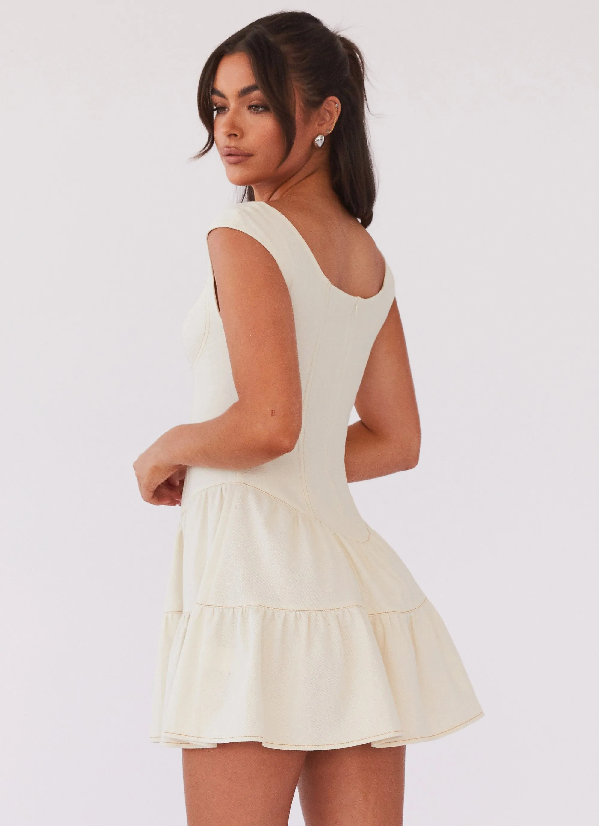 Isabella Denim Bustier Dress - Antique Bold Touches