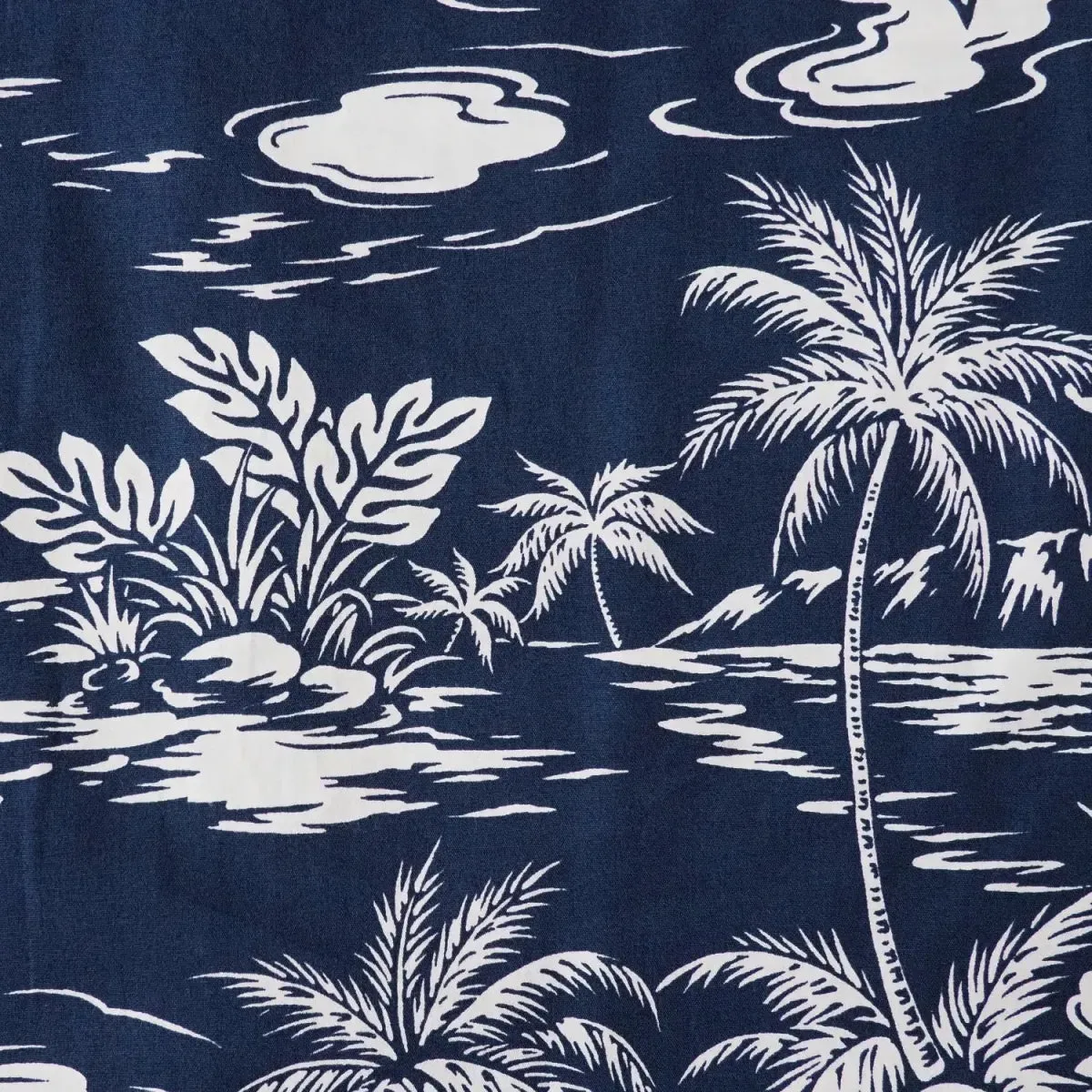 island navy hawaiian boy shirt