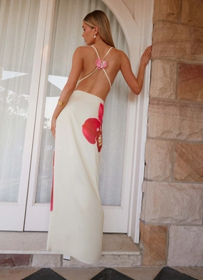 Island Girl Maxi Dress - Yellow Chic Look