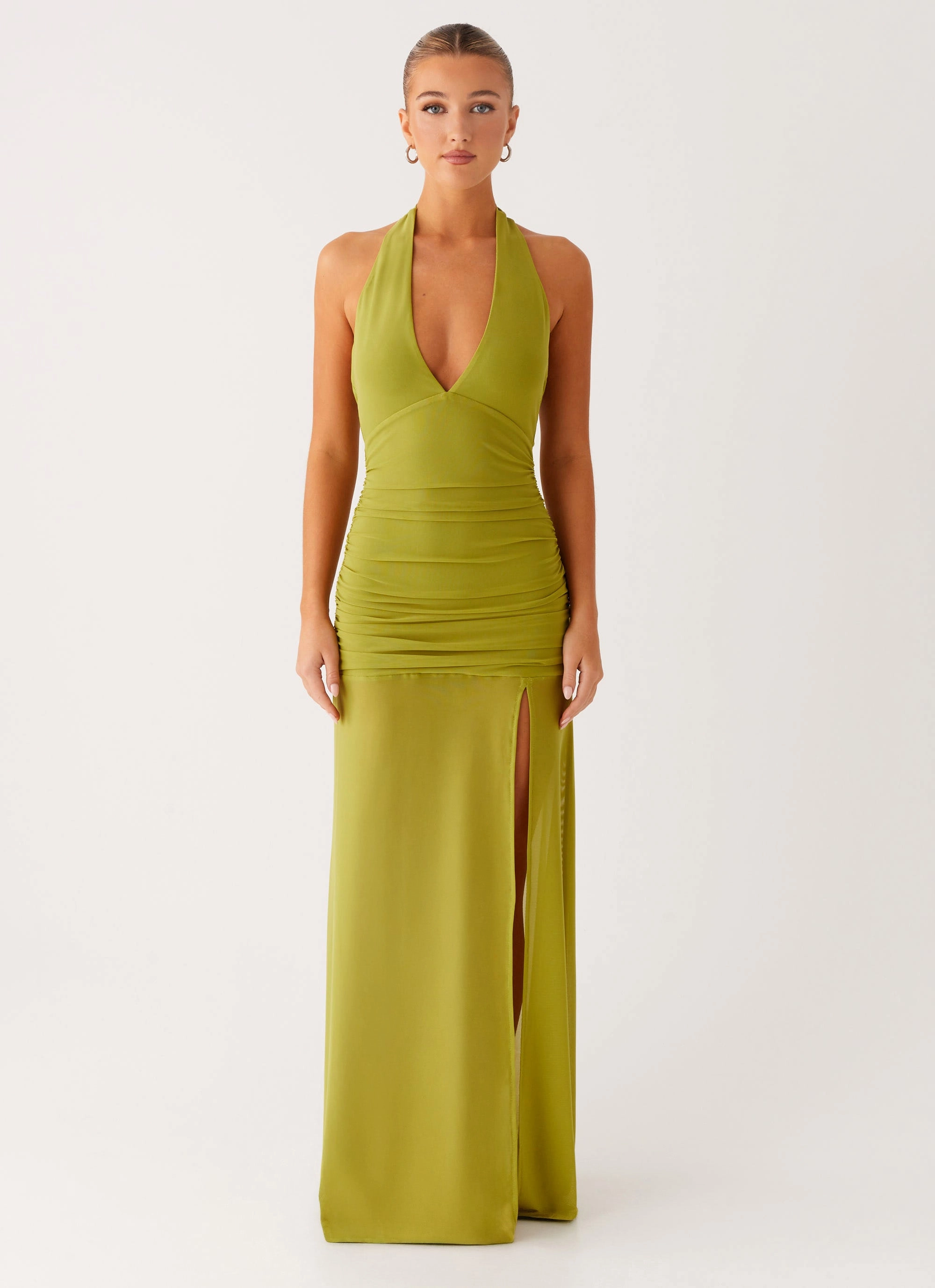 Soft color Perfect Fit Look Island Muse Dress - Lime