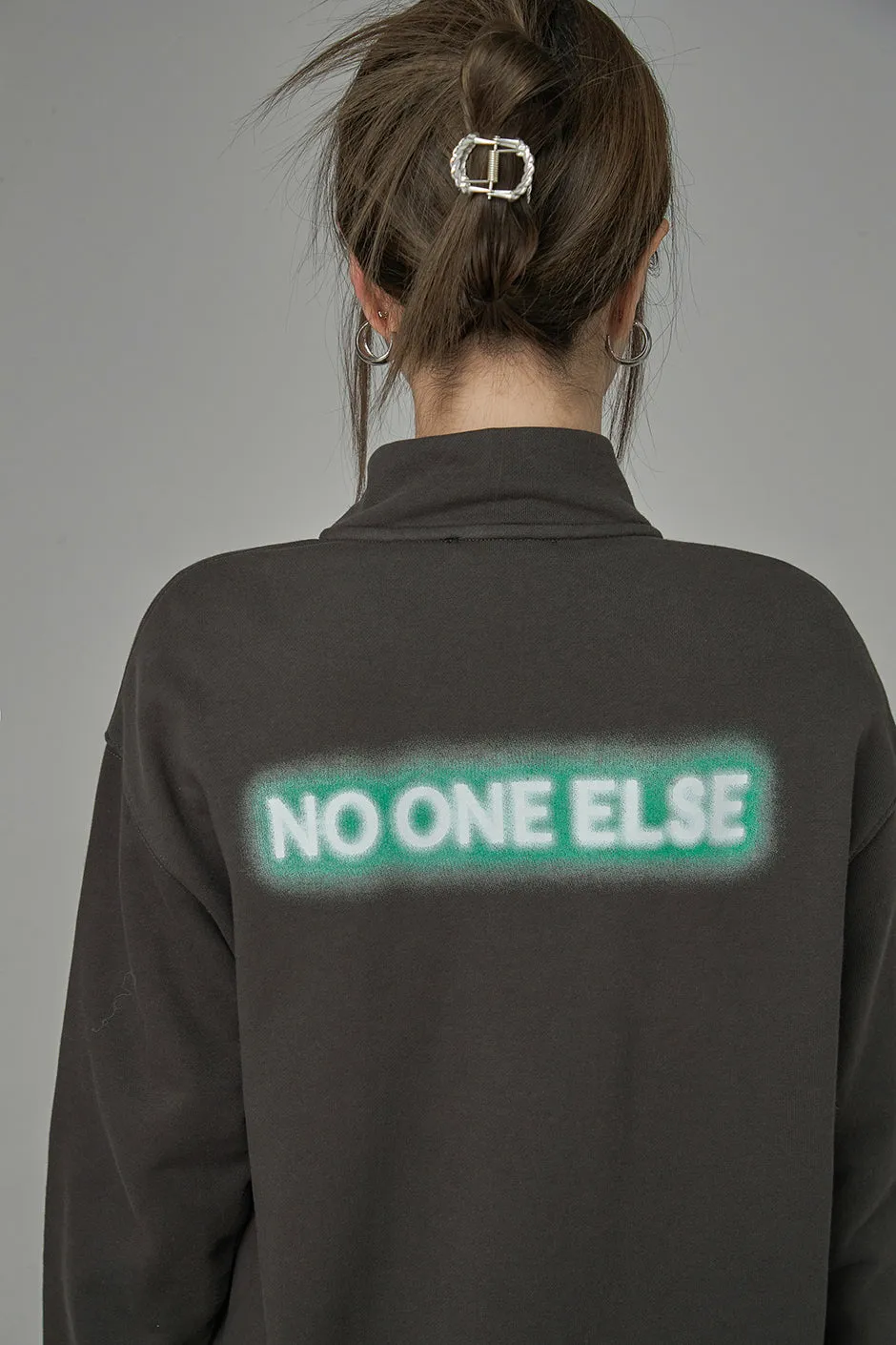 It Felt Like Heaven Half Zip-Up Sweatshirt
