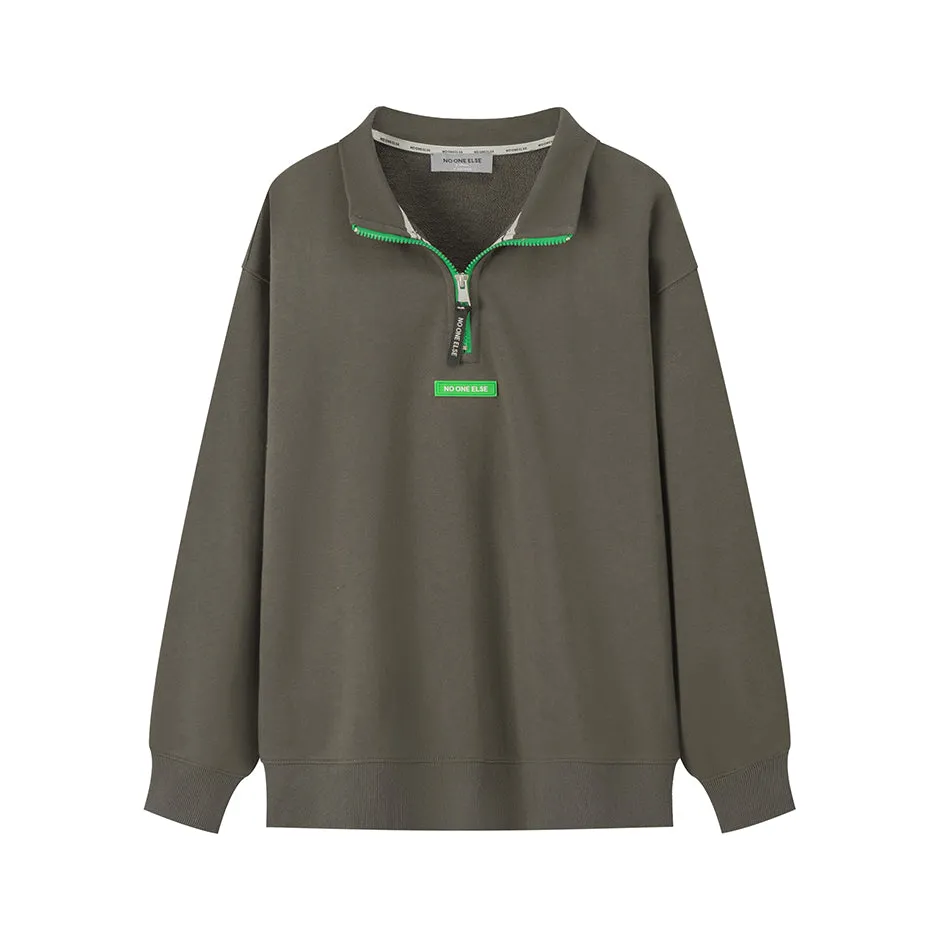 It Felt Like Heaven Half Zip-Up Sweatshirt