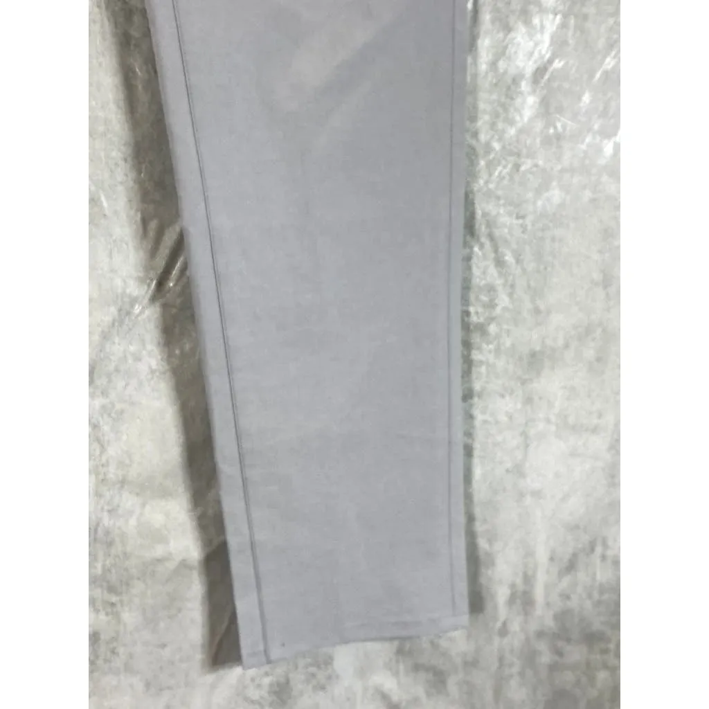 J. HILBURN Men's Light Gray Slim Straight Chino Pants SZ 36x32