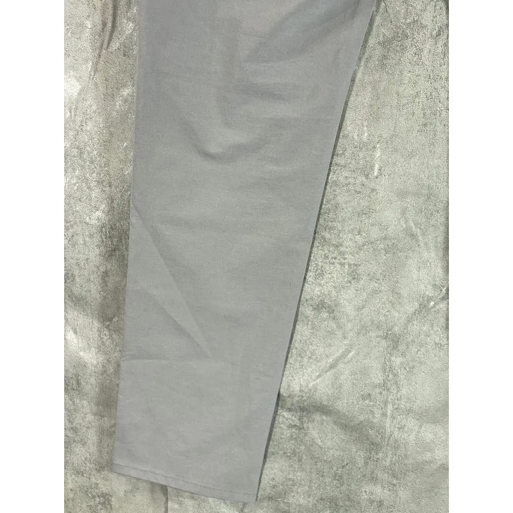J. HILBURN Men's Light Gray Slim Straight Chino Pants SZ 36x32