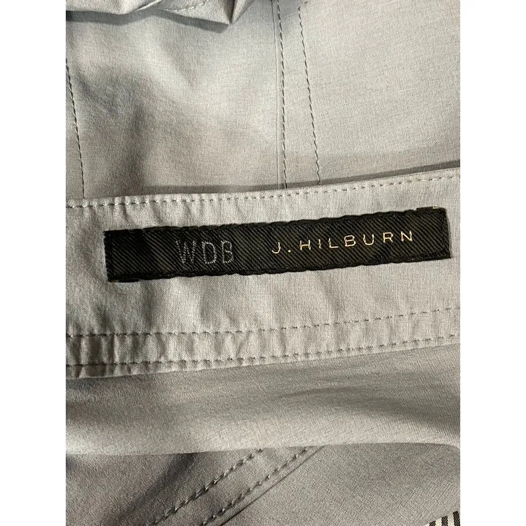 J. HILBURN Men's Light Gray Slim Straight Chino Pants SZ 36x32
