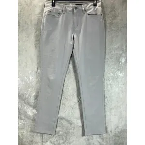 J. HILBURN Men's Light Gray Slim Straight Chino Pants SZ 36x32