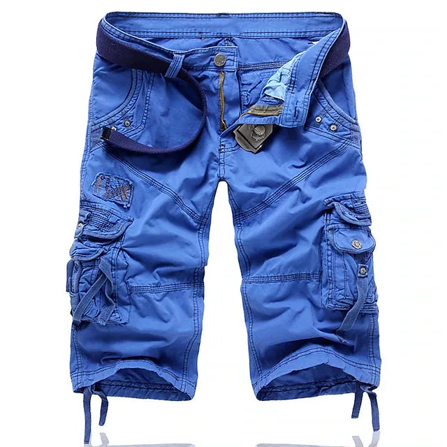 James™ Losse heren cargo shorts met klepzakken