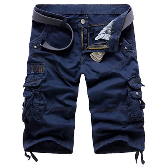James™ Losse heren cargo shorts met klepzakken