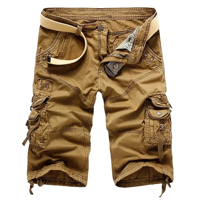 James™ Losse heren cargo shorts met klepzakken