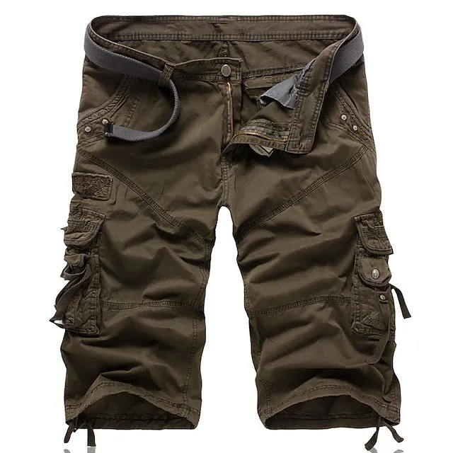 James™ Losse heren cargo shorts met klepzakken