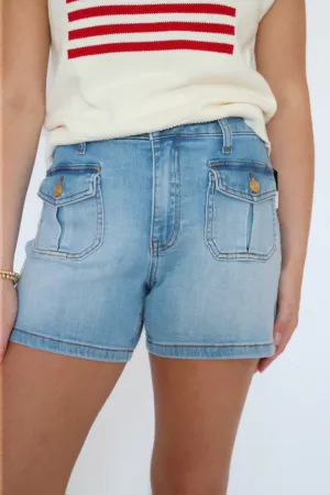 Jamie High Rise Shorts High Quality Material