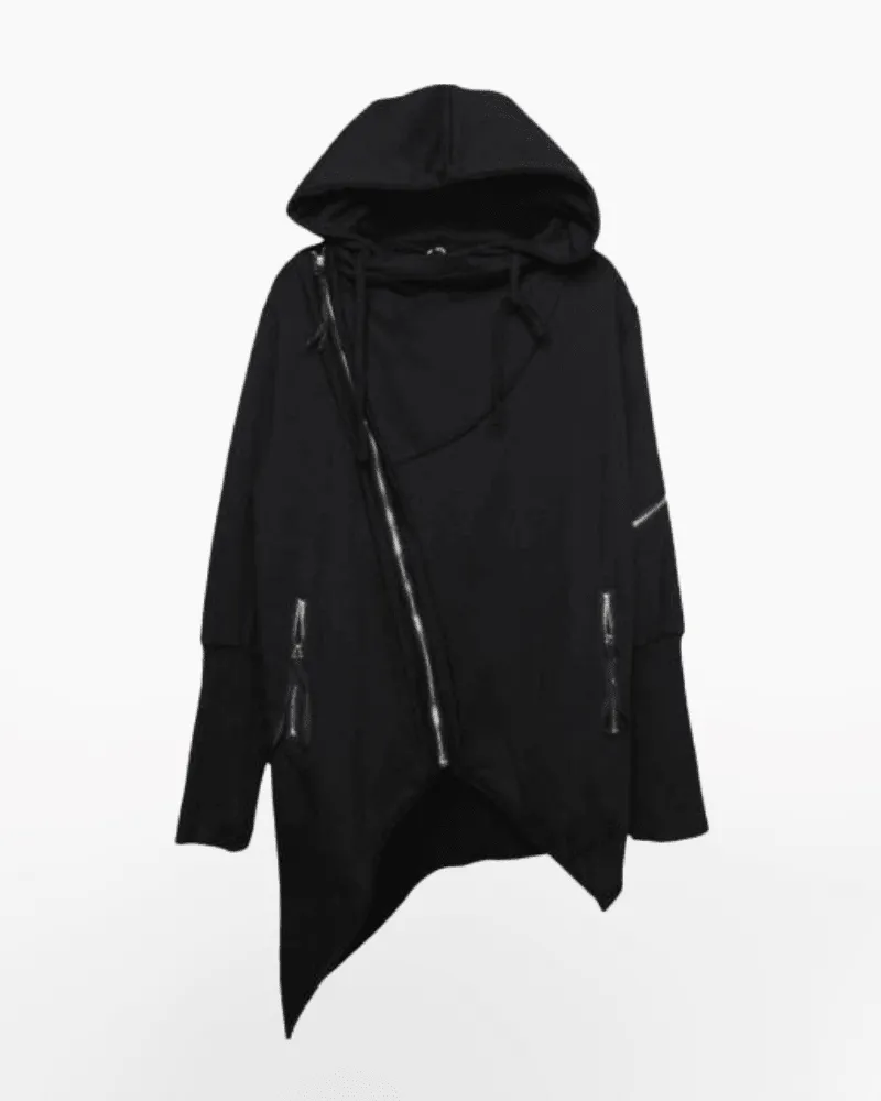 Japanese Techwear Zipper Hooded Jacket