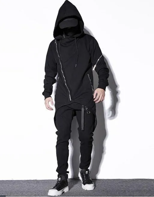Japanese Techwear Zipper Hooded Jacket