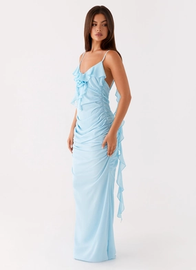 Jasmina Maxi Dress - Blue Simple Yet Elegant