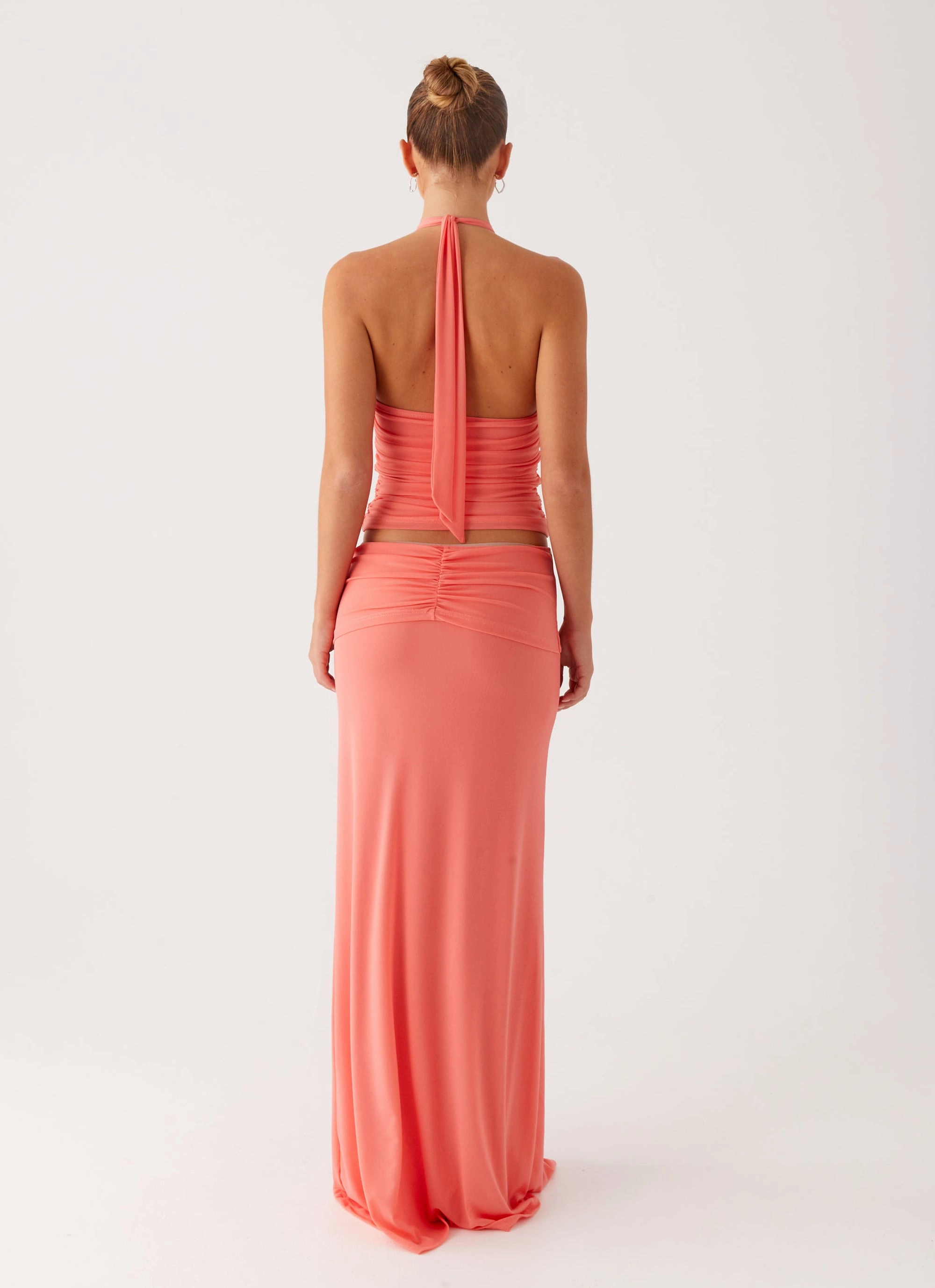 Jayce Maxi Skirt - Salmon Urban Flex Elastic Free Cuffs