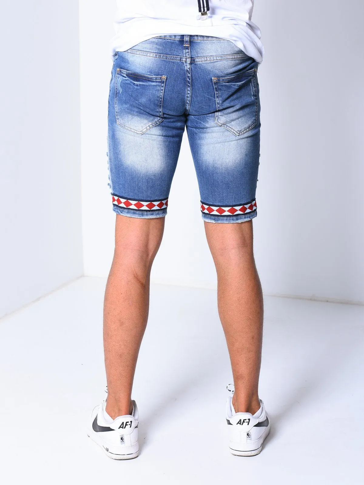 Jean Shorts Bleach Wash