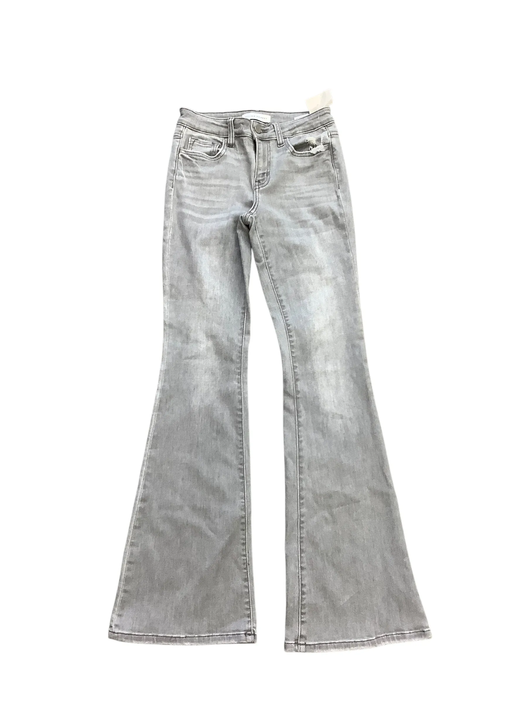 Jeans Flared By Flying Monkey In Grey, Size: 10