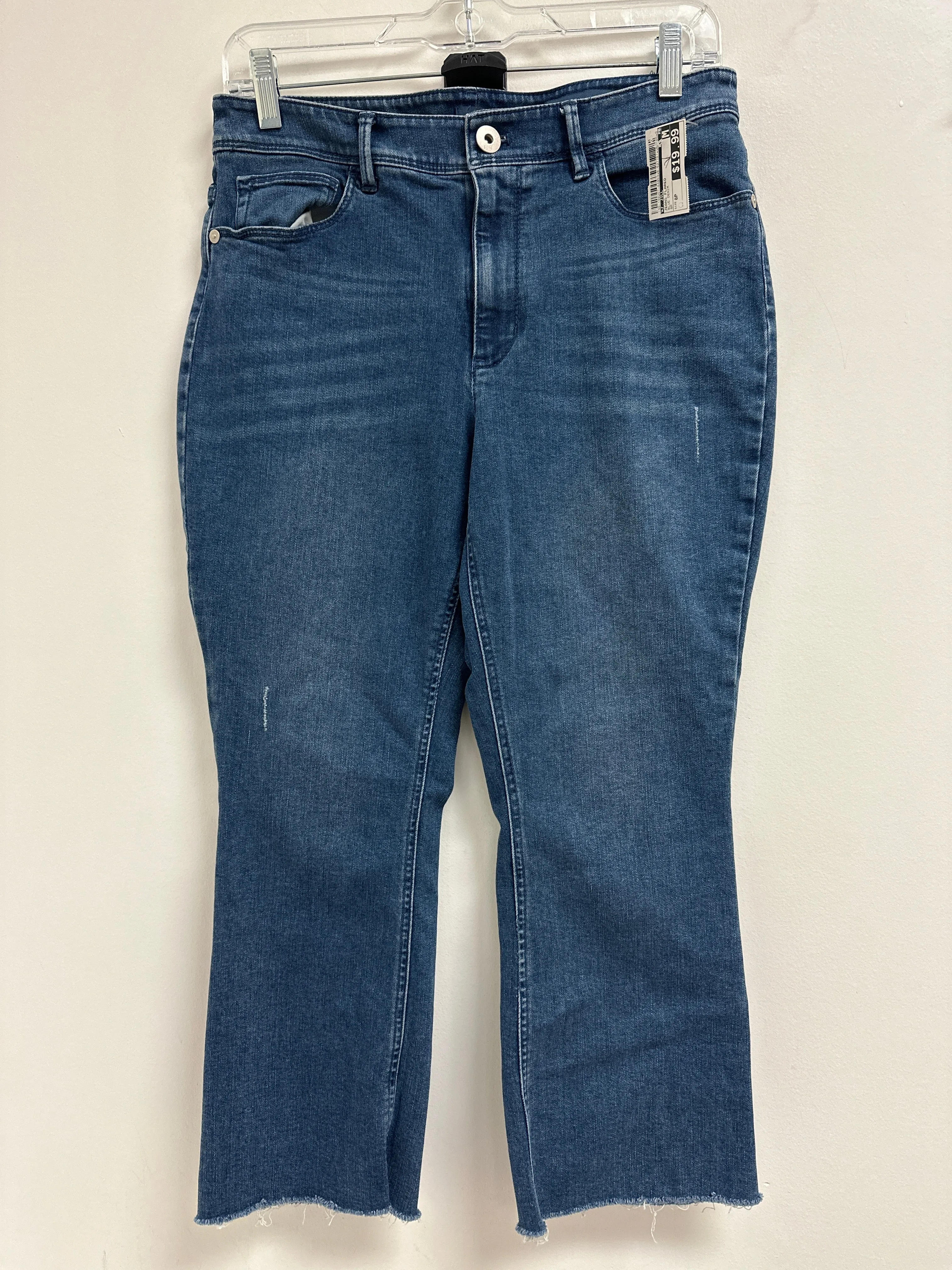 Jeans Flared By J. Jill In Blue Denim, Size: 8p