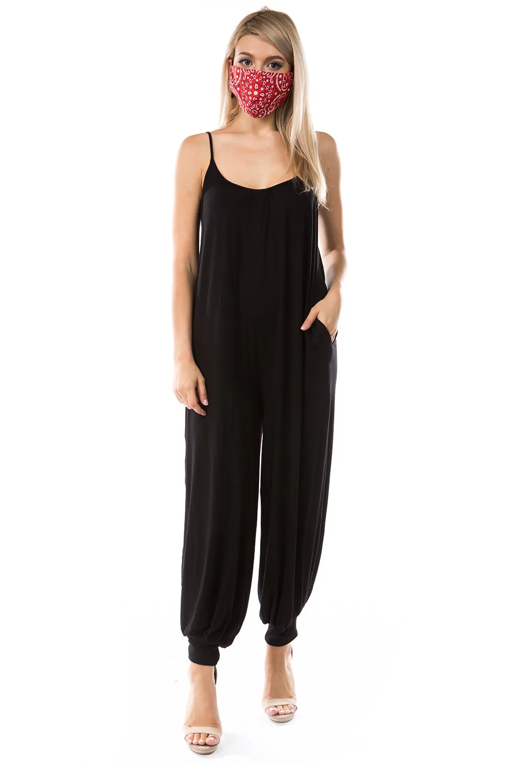 JEMIME JUMPSUITS (BLACK)- VD2776
