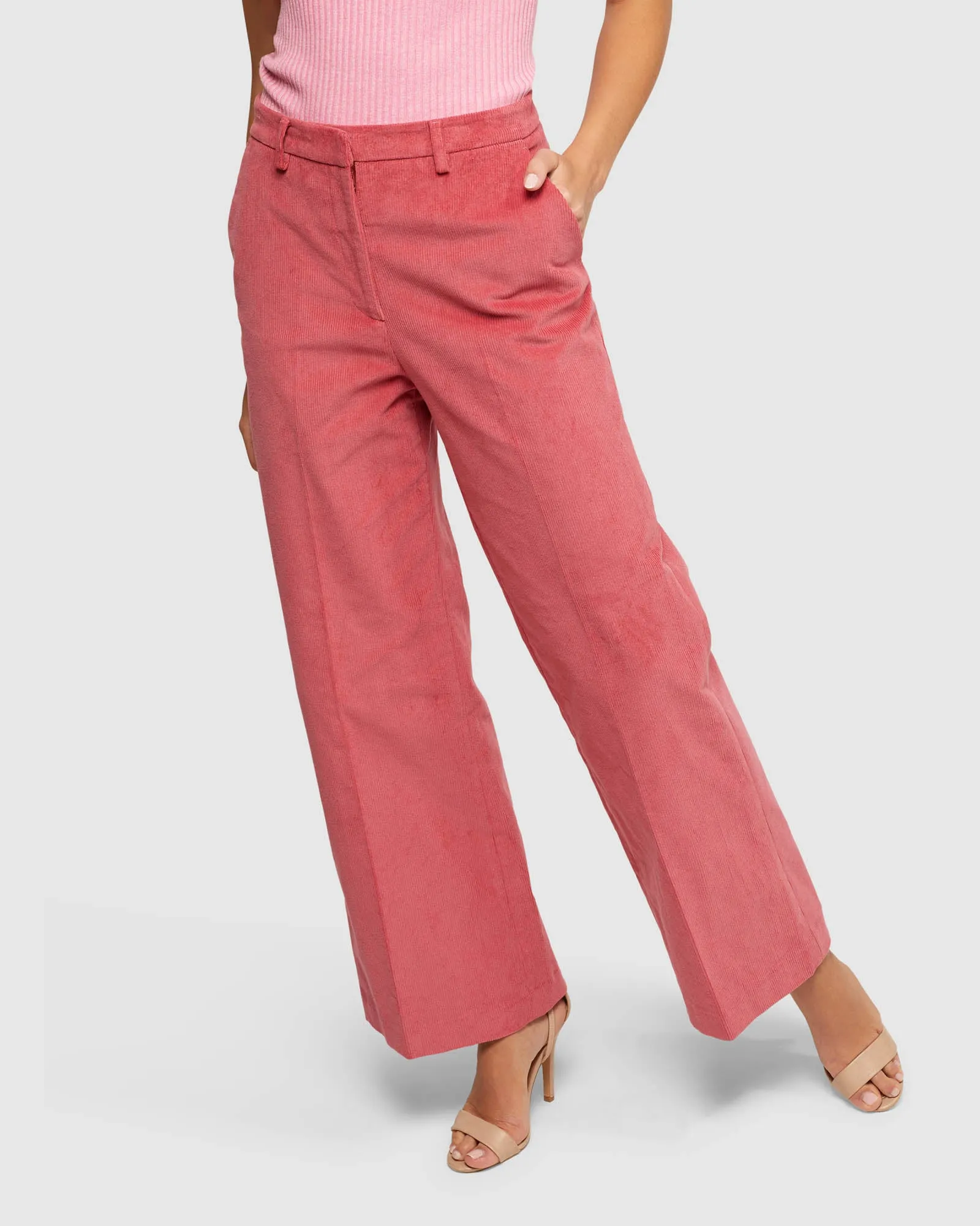 Jennifer Corduroy Wide Leg Trousers