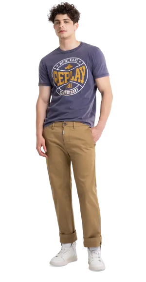 Jersey T-Shirt With College Print