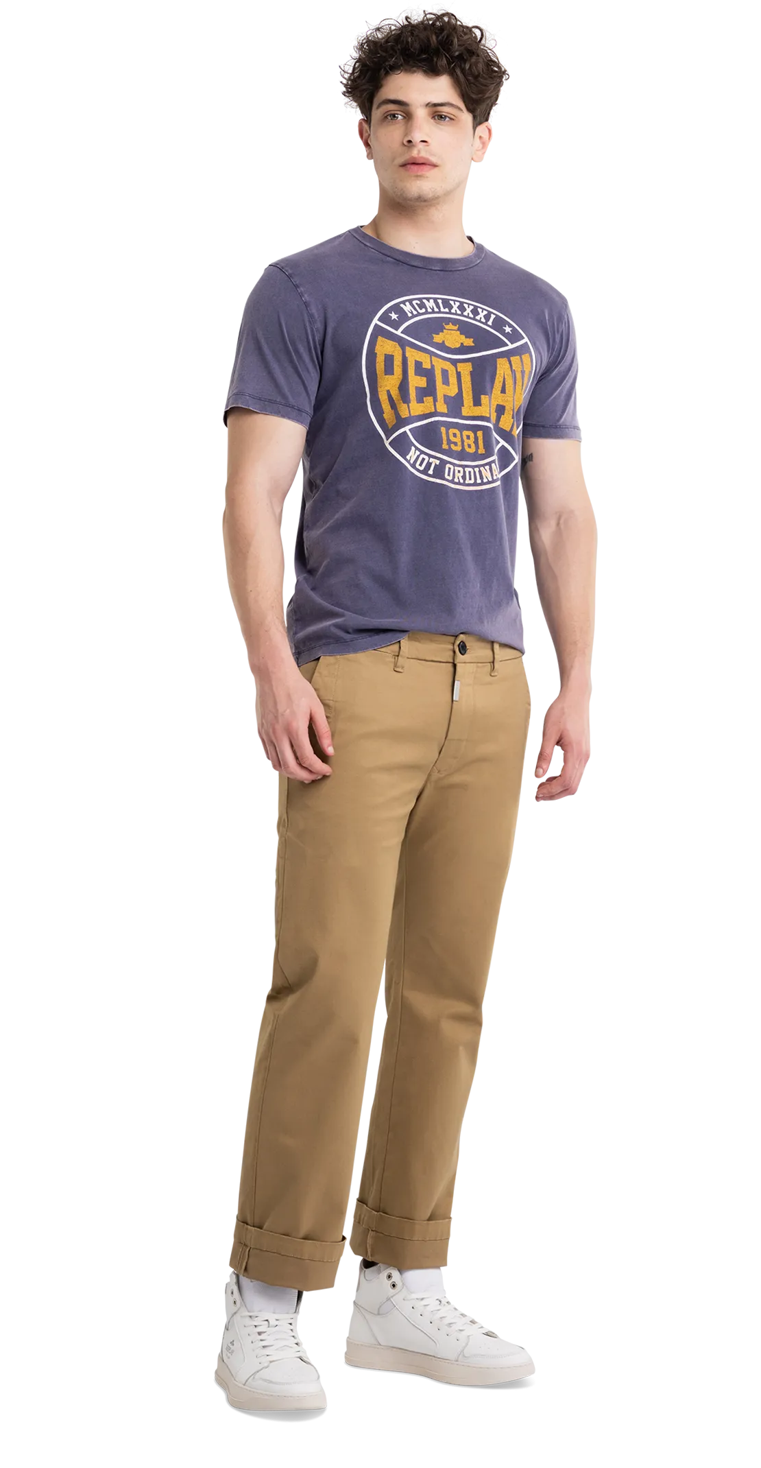 Jersey T-Shirt With College Print