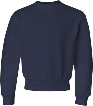 Jerzees boys Fleece Sweatshirts, Hoodies & Sweatpants Shirt, Sweatshirt - Navy, Large US
