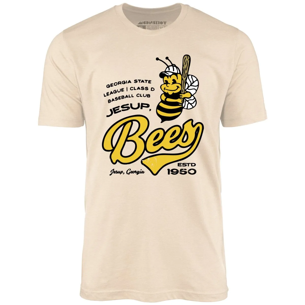 Jesup Bees - Georgia - Vintage Defunct Baseball Teams - Unisex T-Shirt
