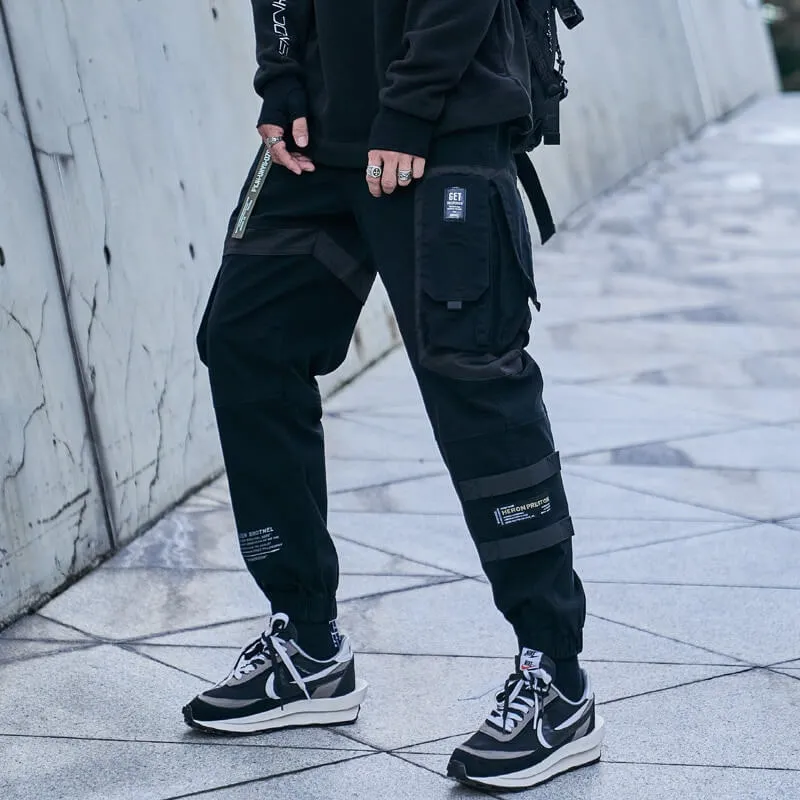 JH Green Cargo Pants tactical Japanese black Techwear