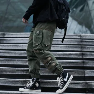 JH Green Cargo Pants tactical Japanese black Techwear